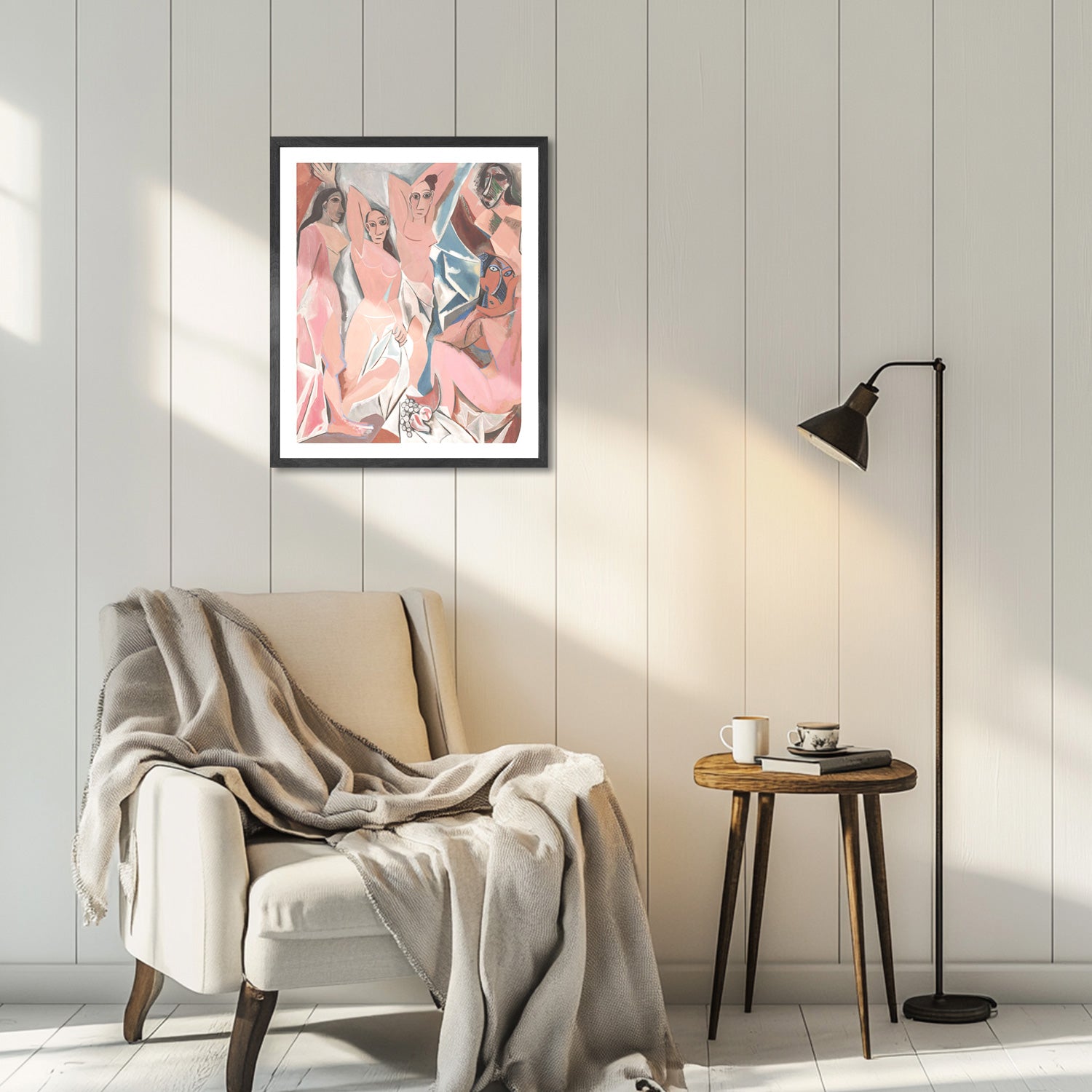 Pablo Picasso Wall Art The Young Ladies of Avignon Poster Framed Art