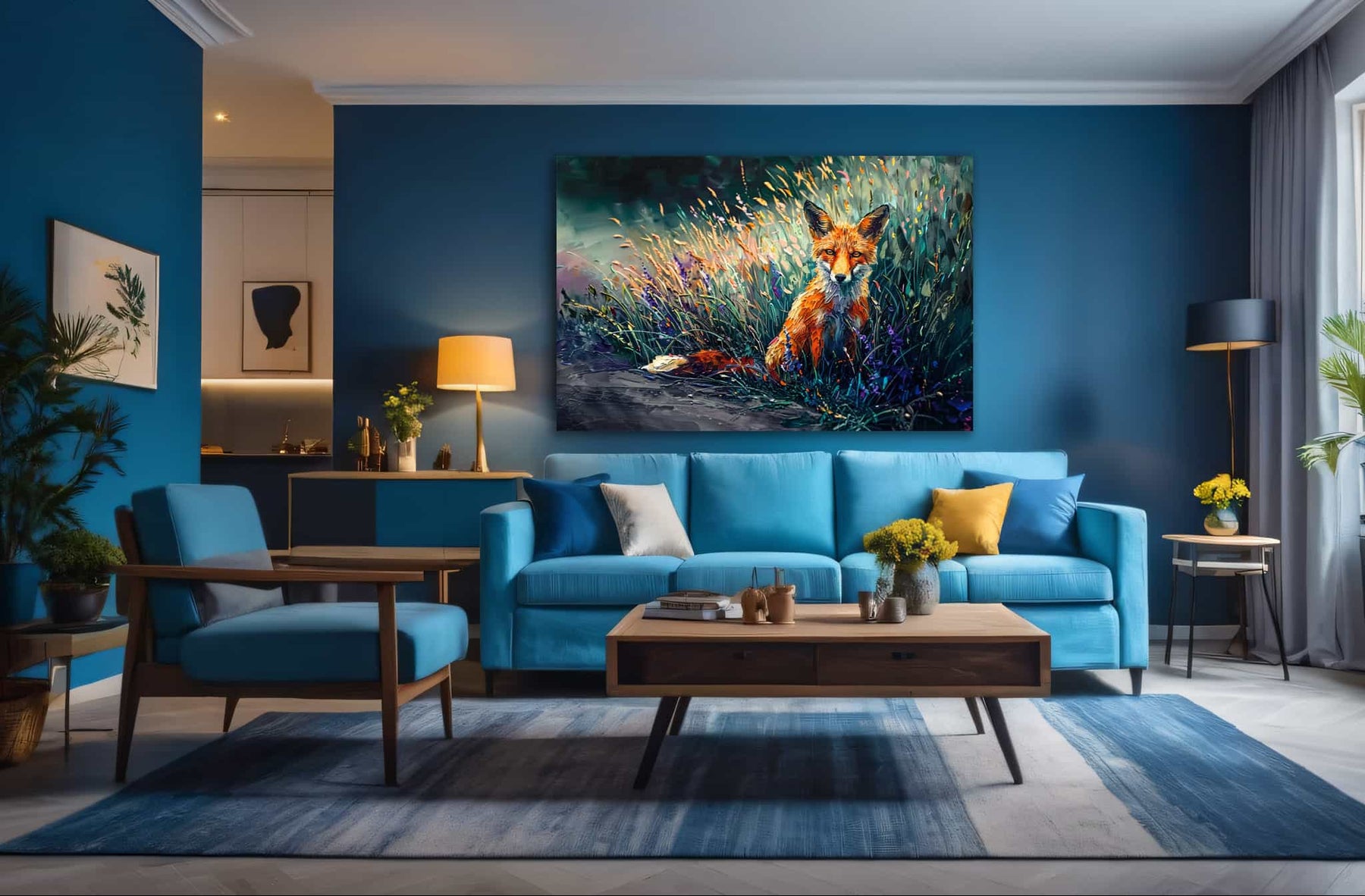 Fox Canvas Art