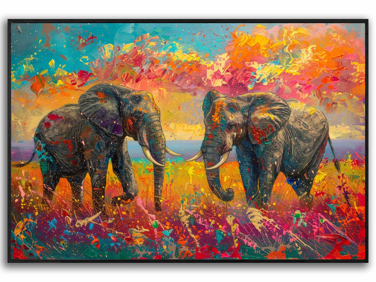 Elephant Canvas Art