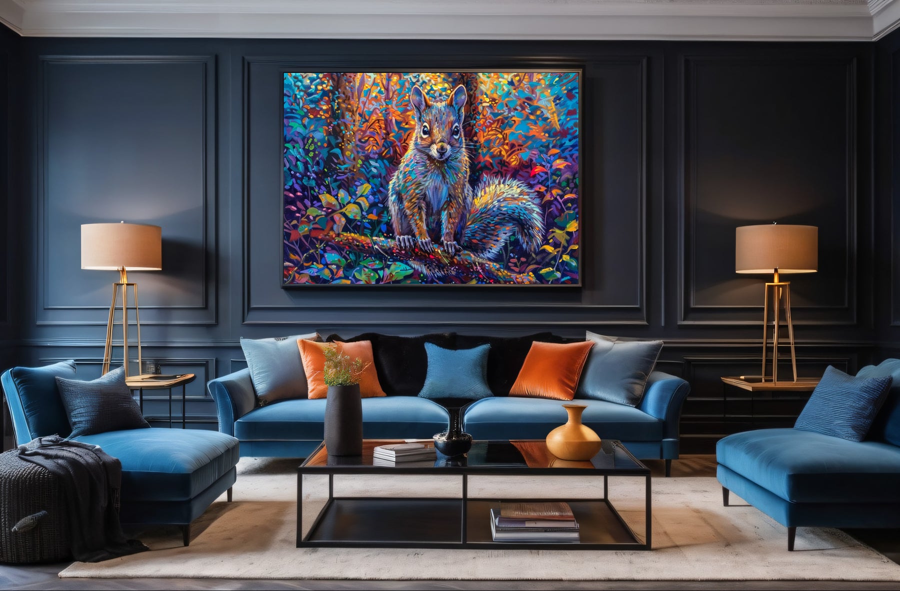 Squirrel Canvas Art