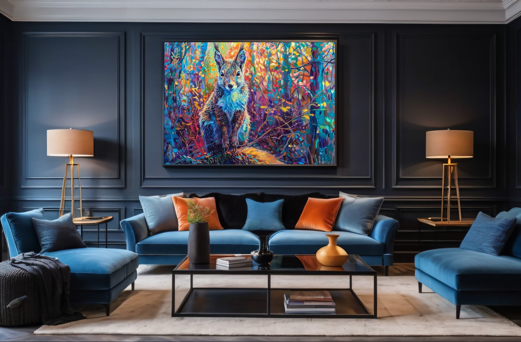 Squirrel Canvas Art
