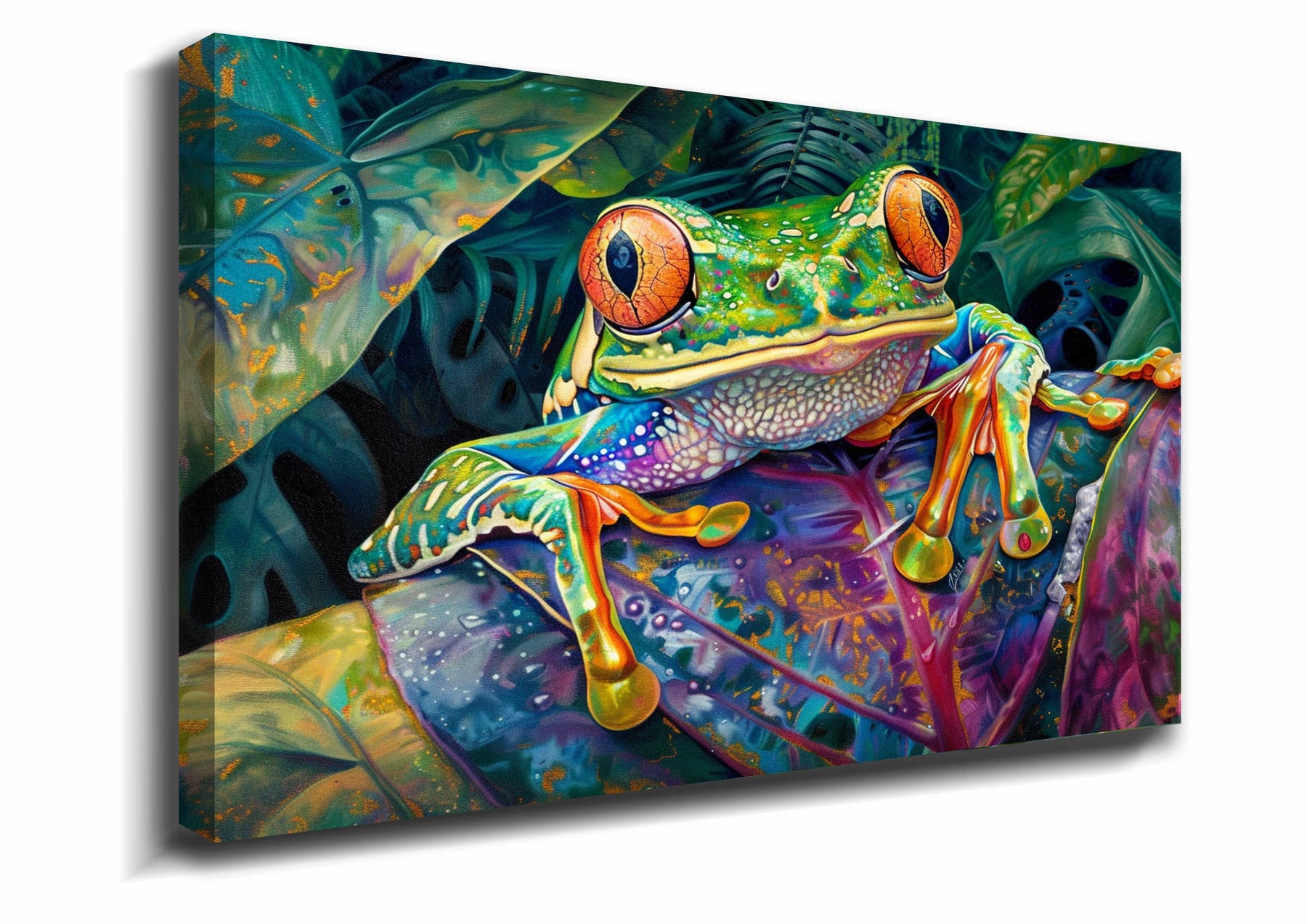 Tree Frog Canvas Art