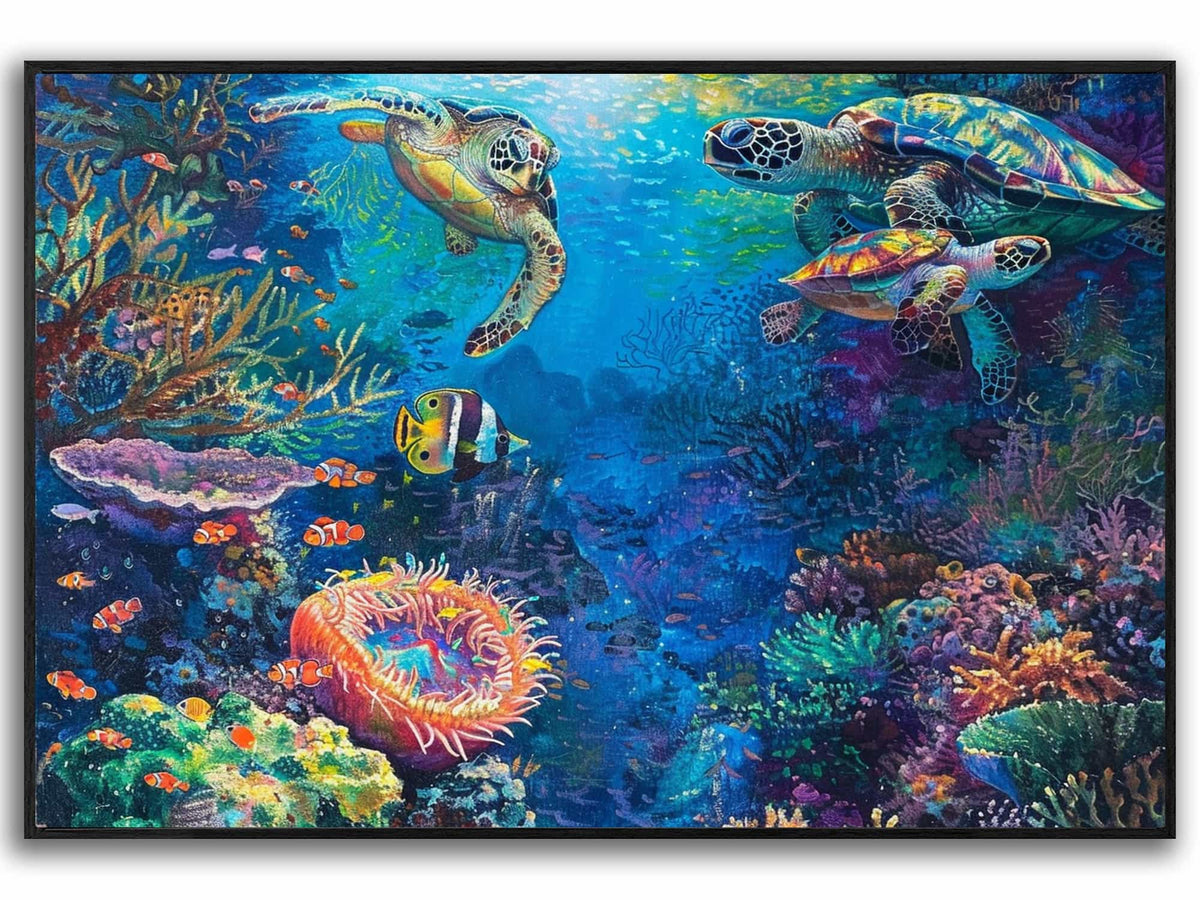 Sea Turtle Canvas Art