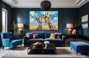 Giraffe Canvas Art