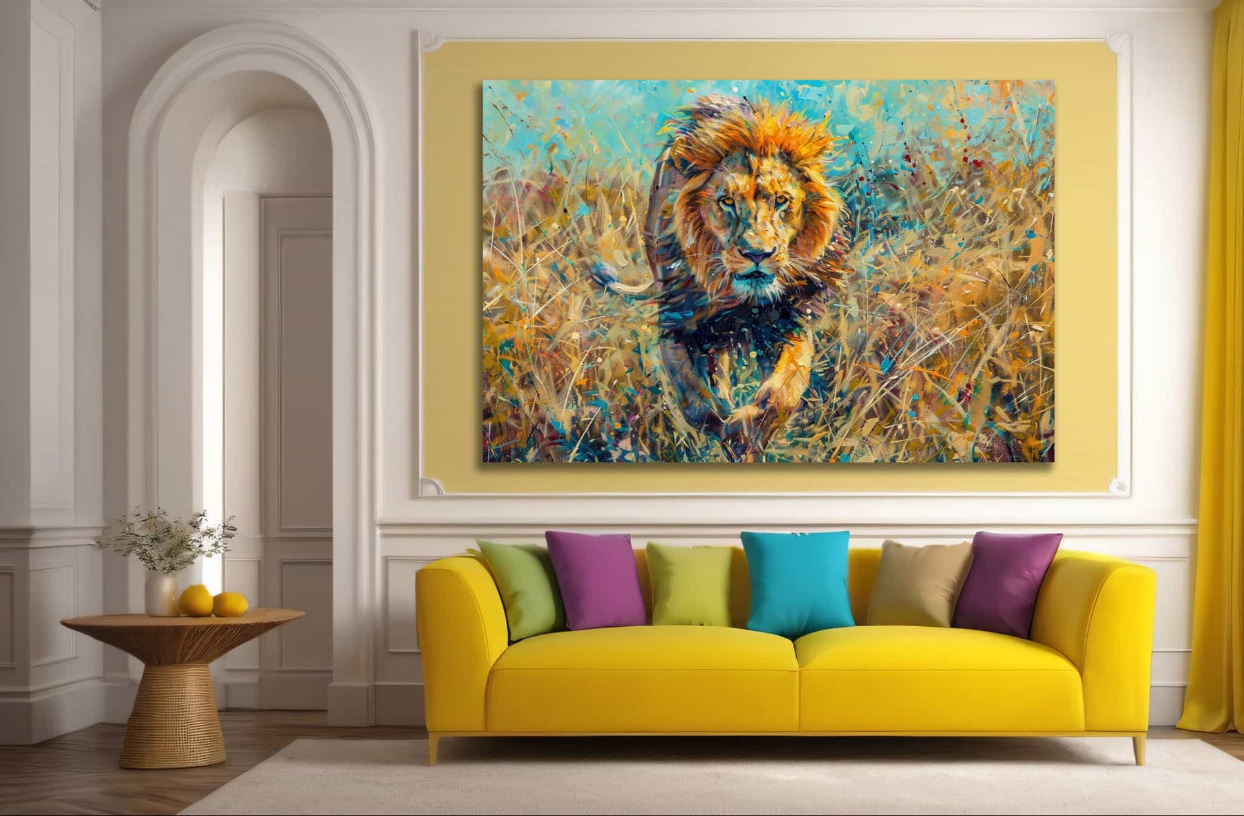 Lion Canvas Art