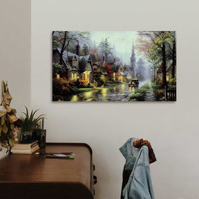 Rainy Day Family Canvas Art