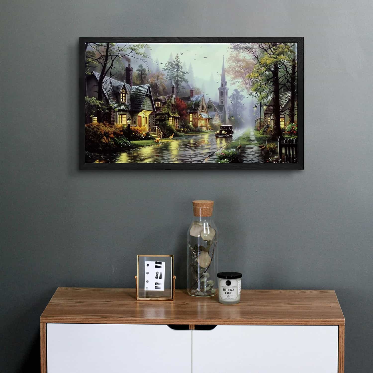 Rainy Day Family Canvas Art