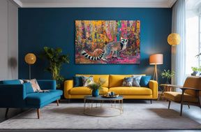 Ring Tailed Lemur Canvas Art