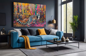 Ring Tailed Lemur Canvas Art