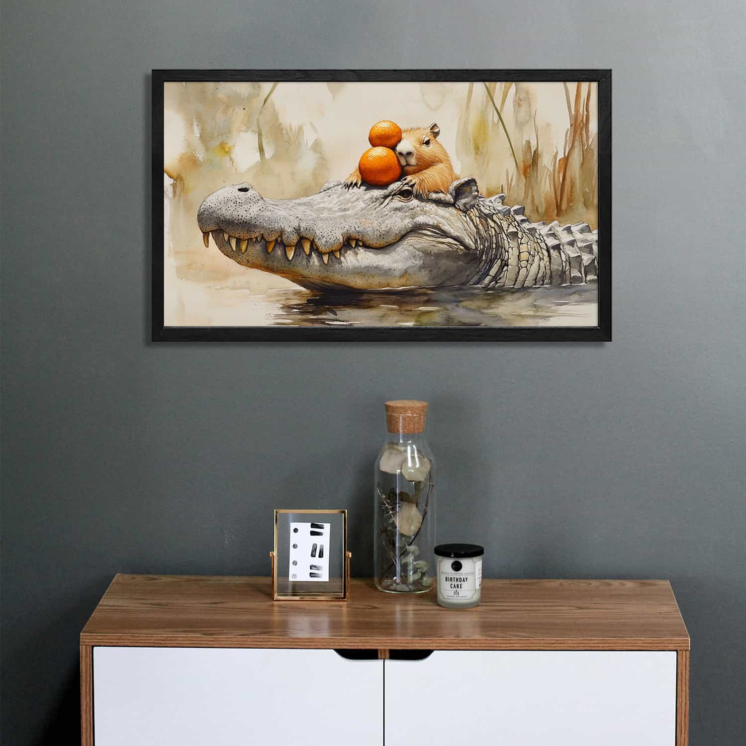 Capybara Canvas Art