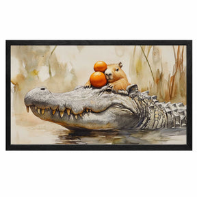 Capybara Canvas Art