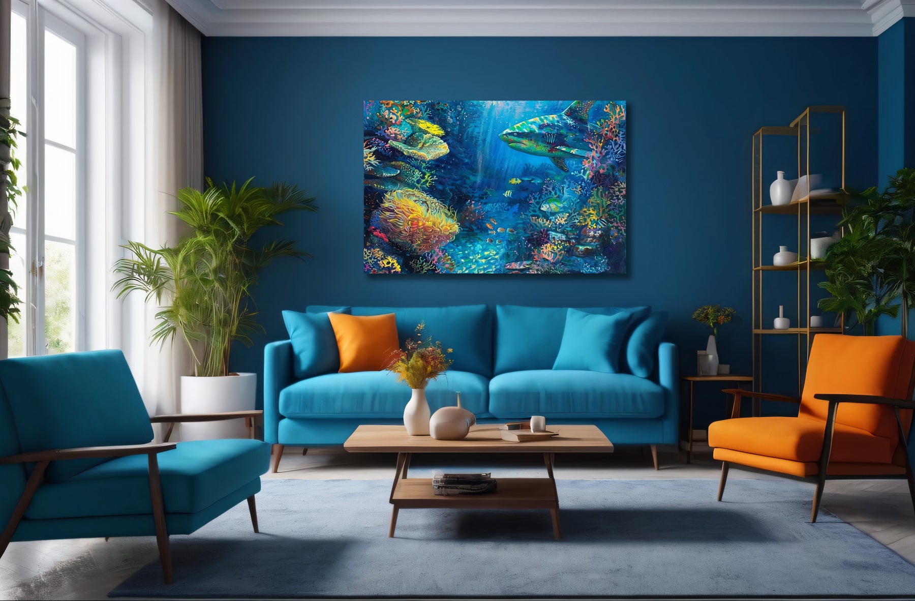 Shark Canvas Art