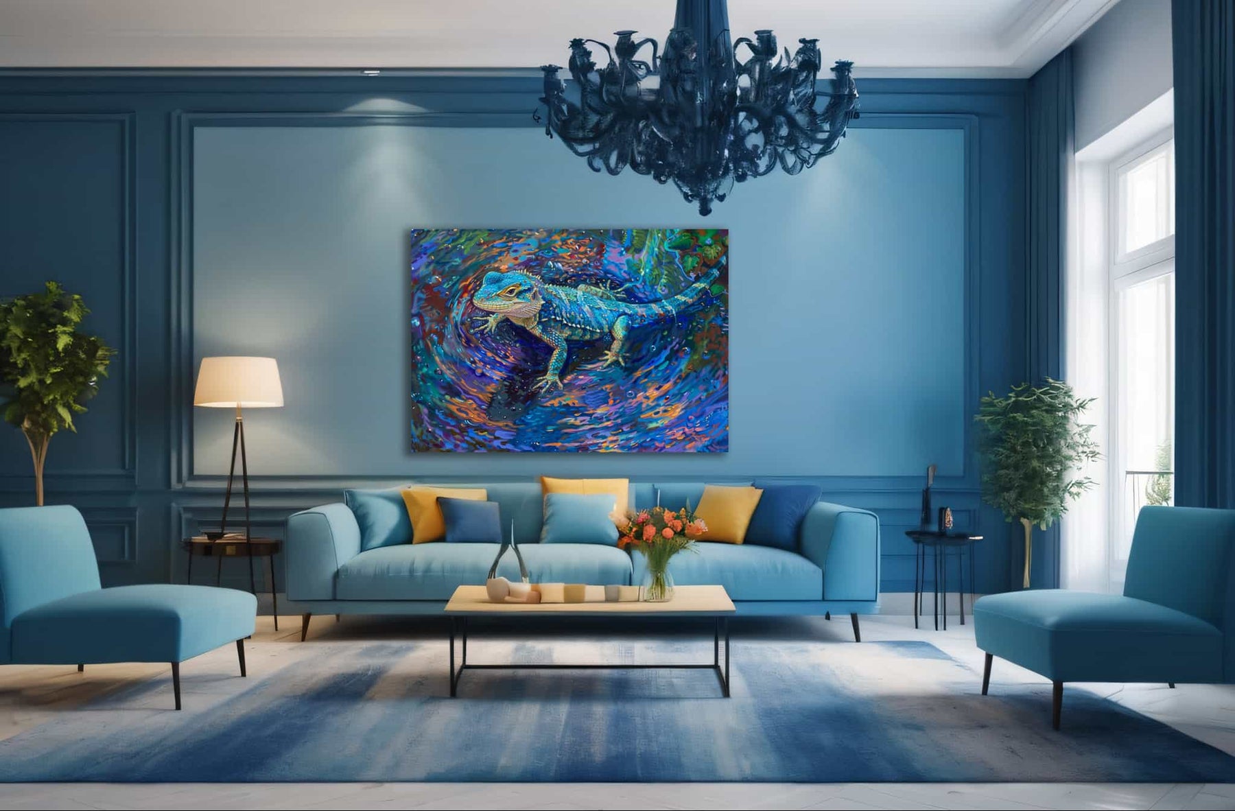 Lizard Canvas Art