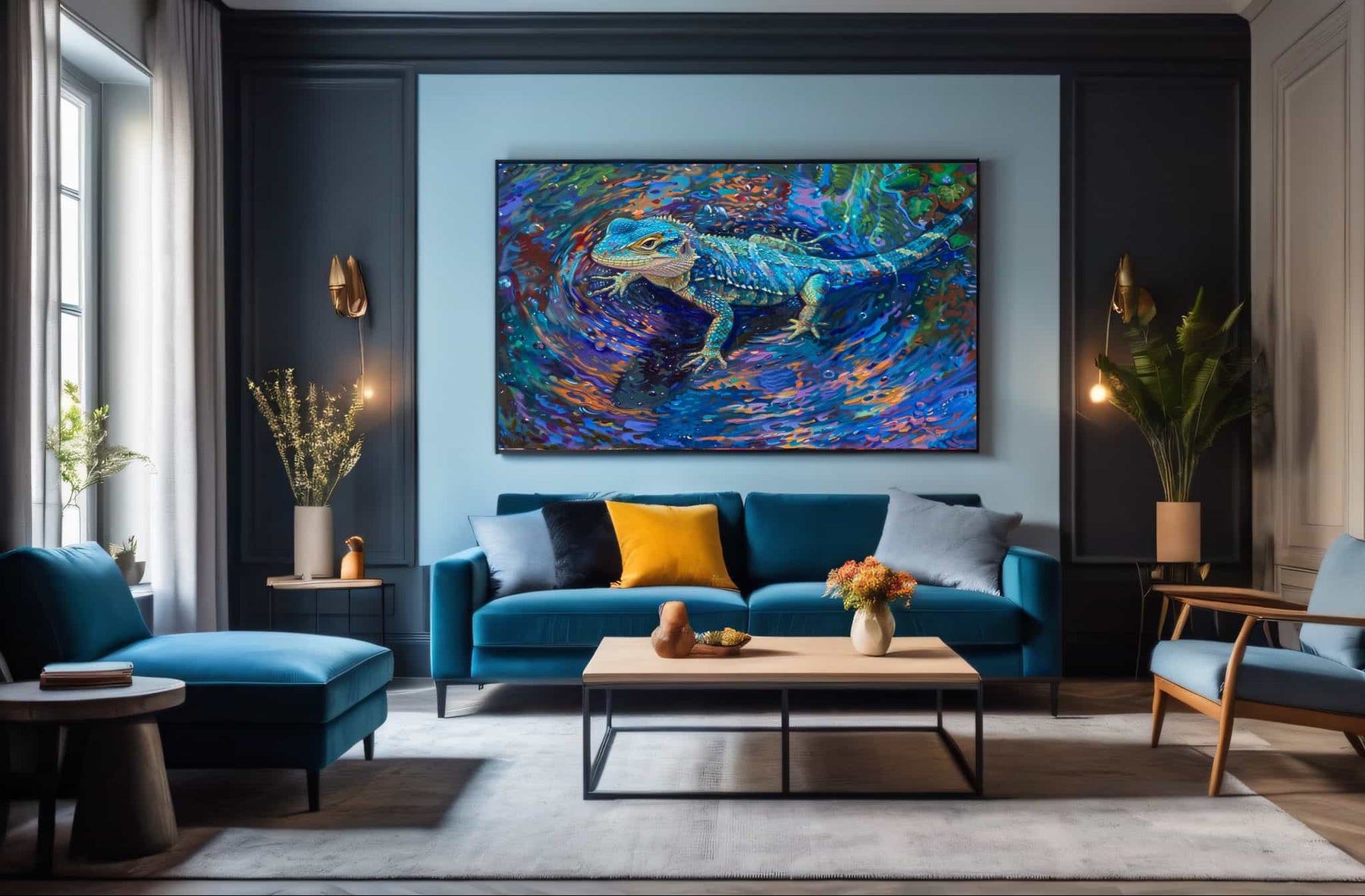 Lizard Canvas Art