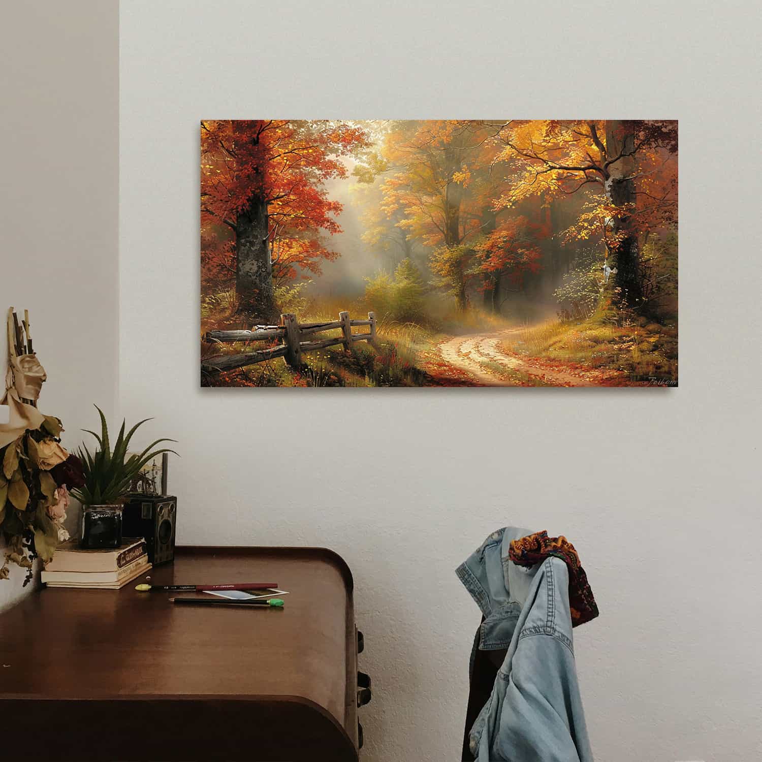 Victorian Autumn Canvas Art