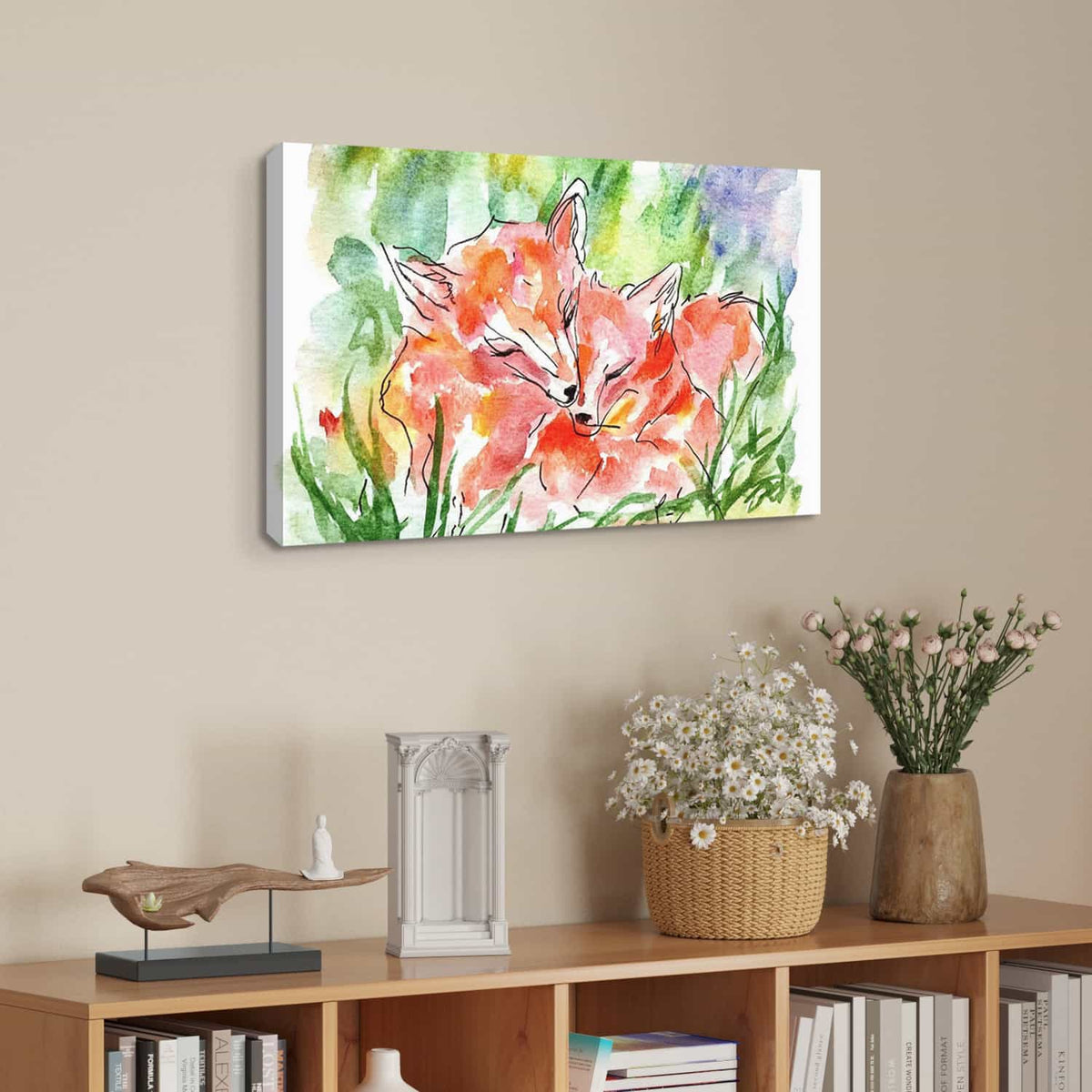 Red Fox Canvas Art