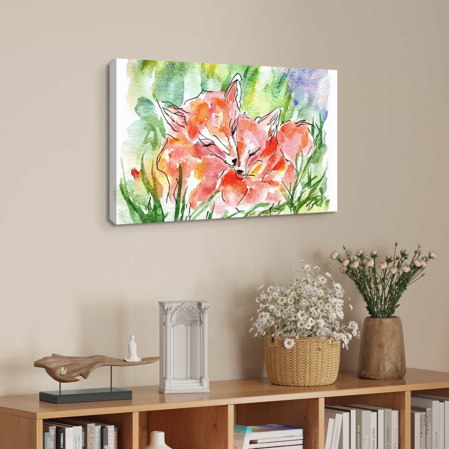 Red Fox Canvas Art