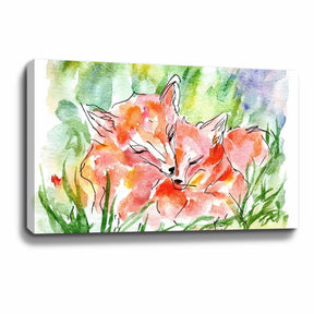 Red Fox Canvas Art