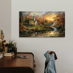 Village Canvas Art