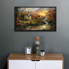 Village Canvas Art