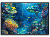 Shark in the colorful undersea world  