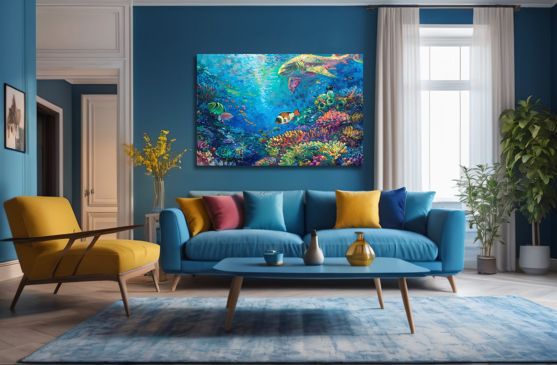 Shark Canvas Art