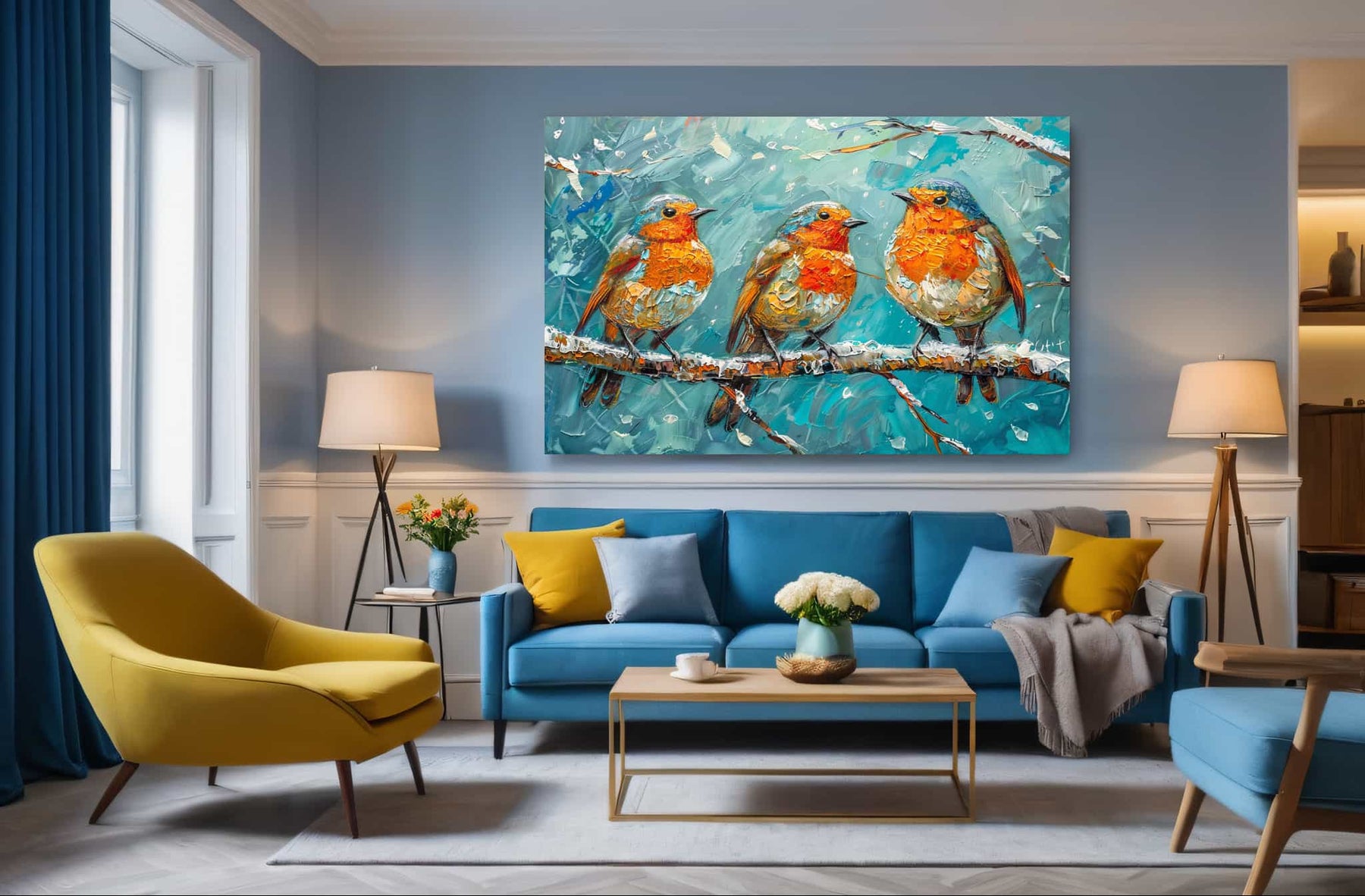 Sparrow Canvas Art