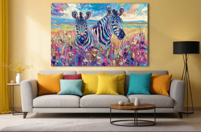 Zebra Canvas Art