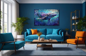 Whale Canvas Art