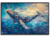 Whale Canvas Art