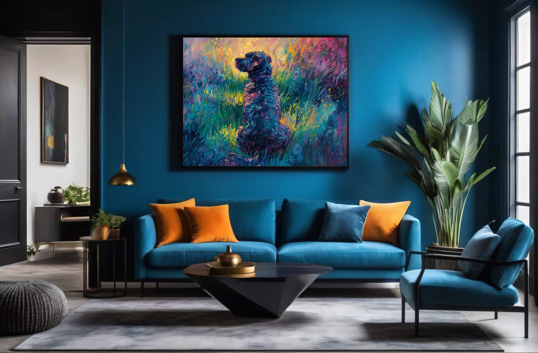Dog Canvas Art