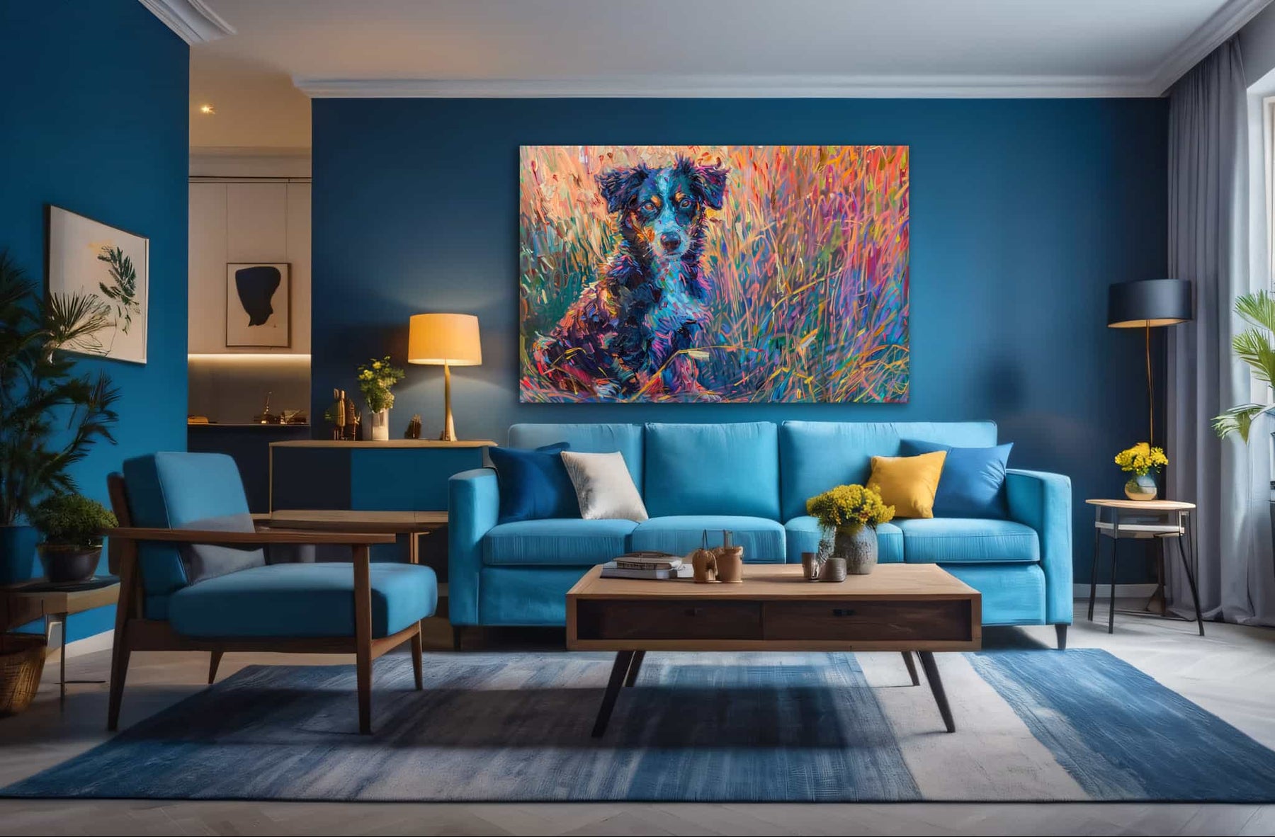 Dog Canvas Art