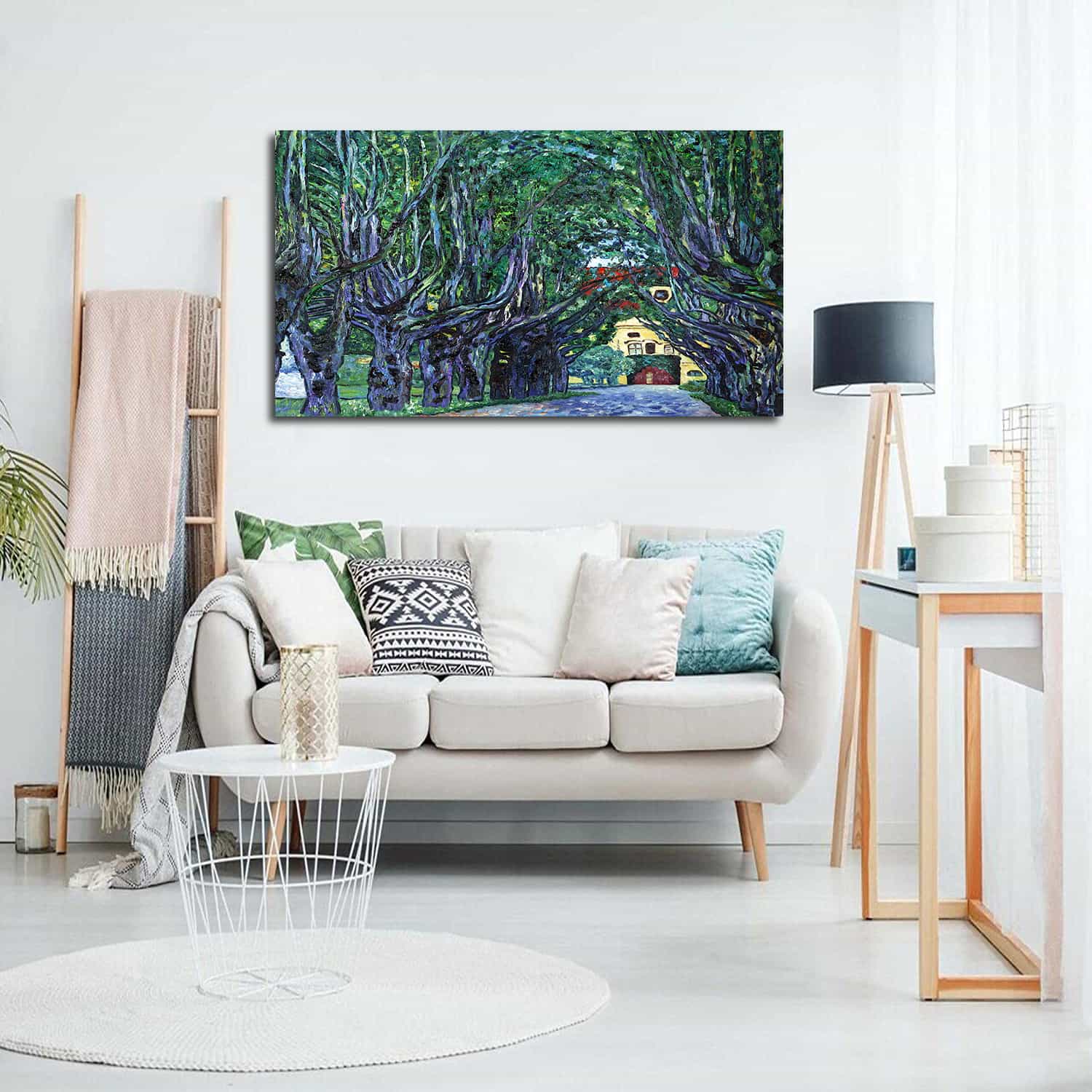 Avenue of Schloss Kammer Park Canvas Art