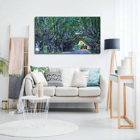 Avenue of Schloss Kammer Park Canvas Art