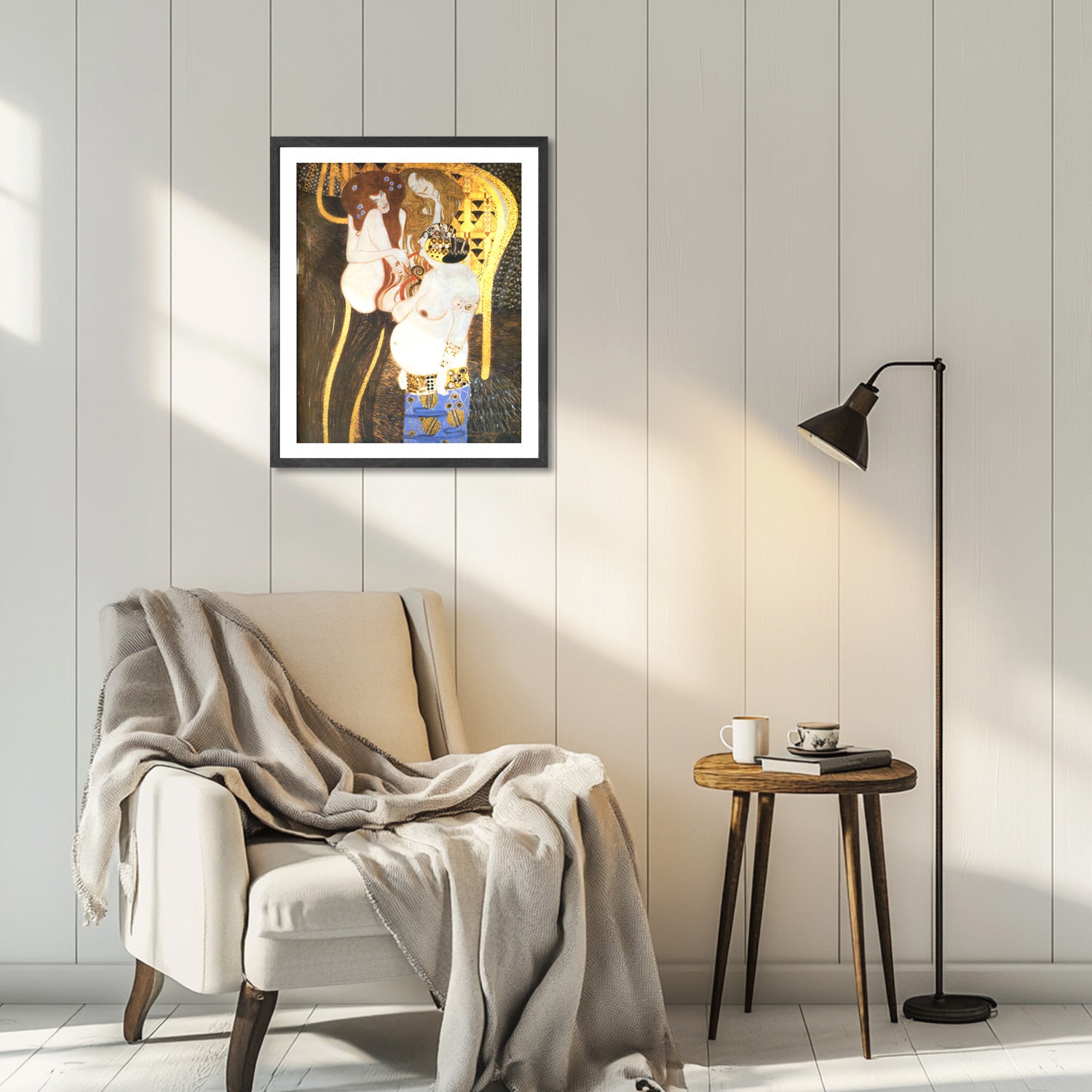 Gustav Klimt Wall Art Beethoven Frieze Lust Gluttony Poster Framed Klimt Art