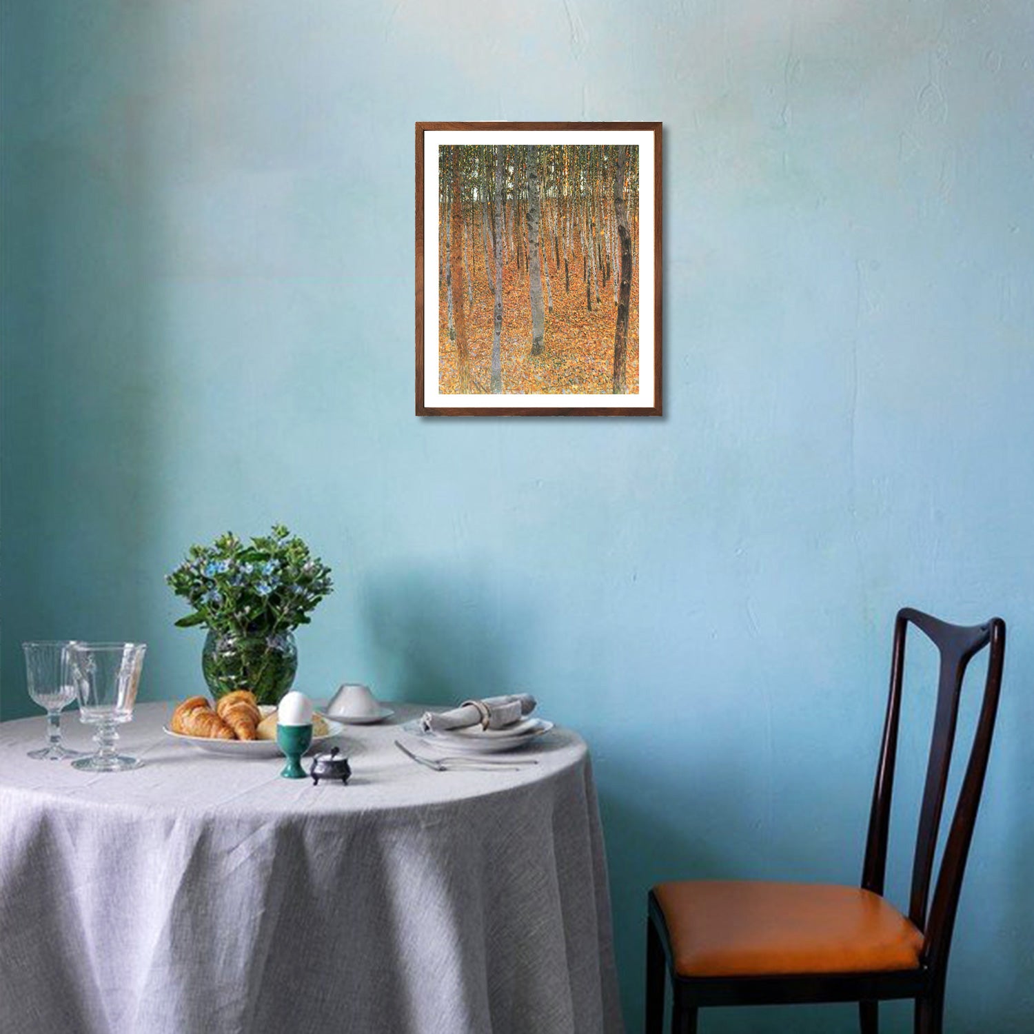 Gustav Klimt Wall Art Birch Forest Poster Framed Klimt Art