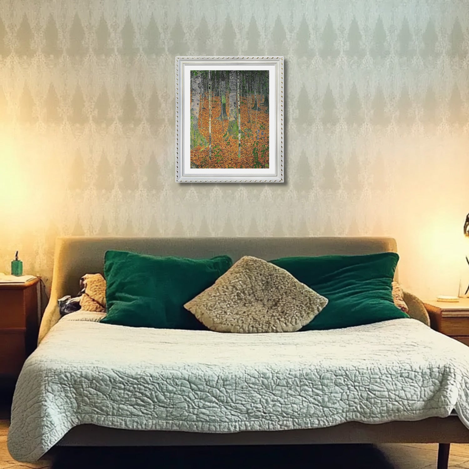Gustav Klimt Wall Art The Birch Wood Poster Framed Klimt Art
