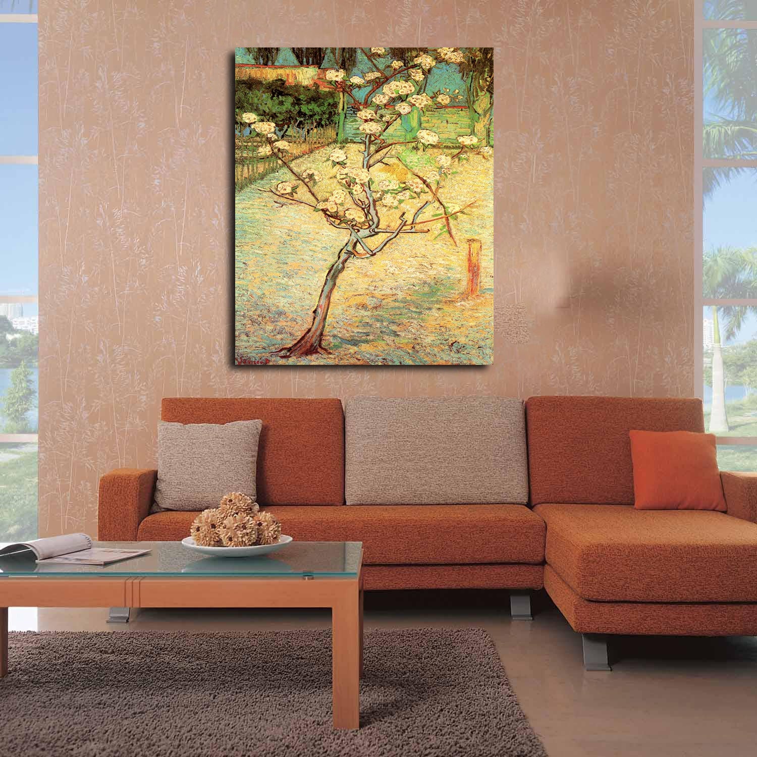 Blossoming Pear Tree Canvas Art