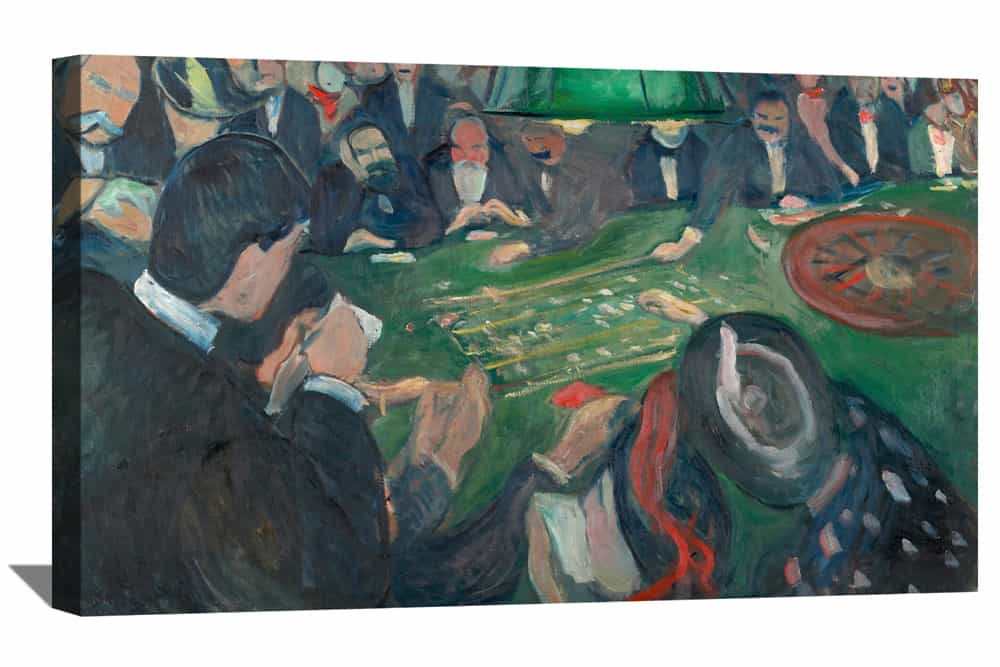 By the Roulette Canvas Art