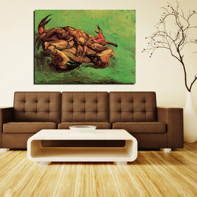 Crab on Its Back Canvas Art