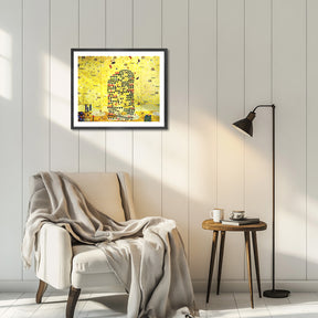Gustav Klimt Wall Art Stoclet Frieze Poster Framed Klimt Art