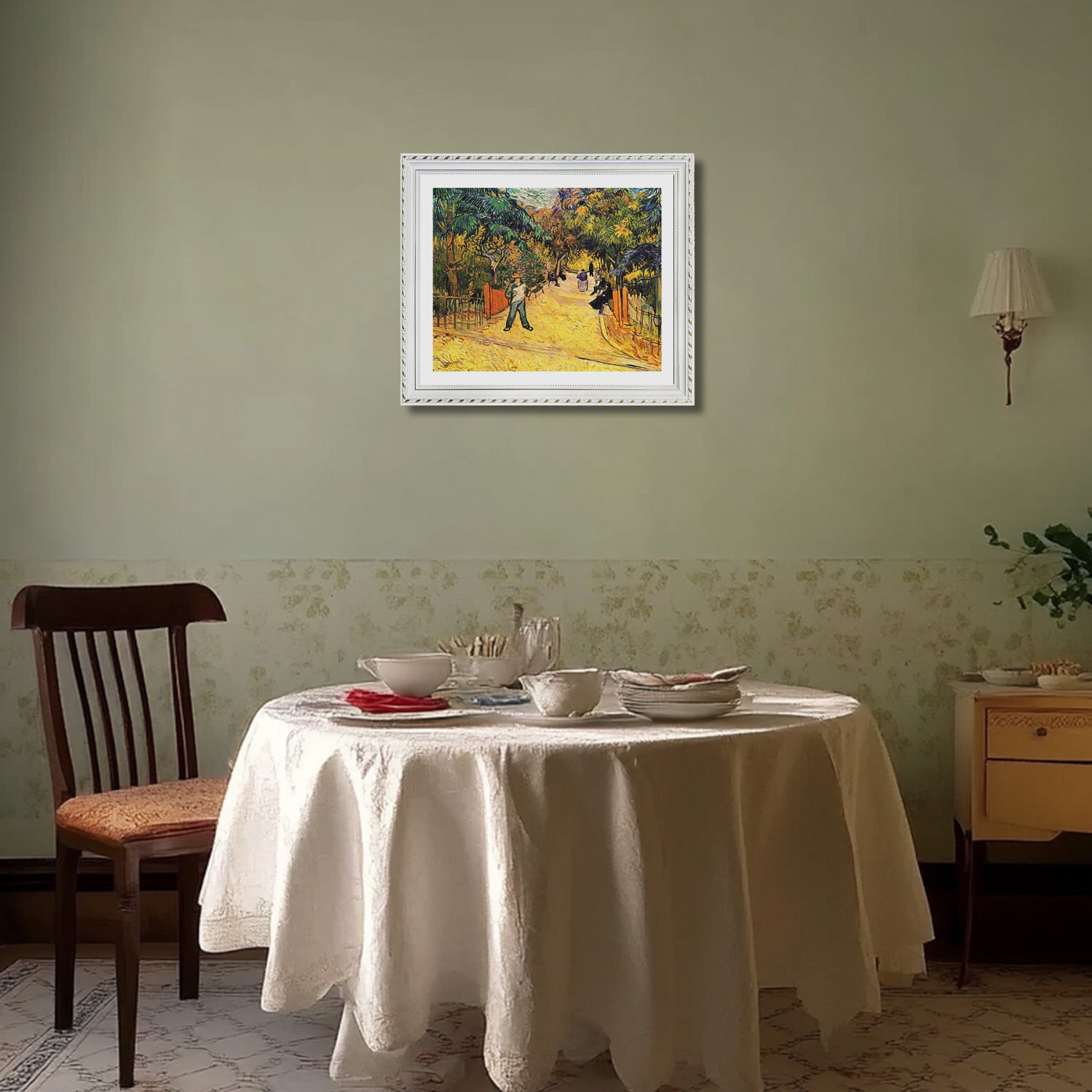 Vincent Van Gogh Entrance To Park Wall Art Van Gogh Poster