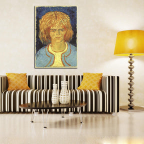 Girl with Ruffled Hair The Mudlark Canvas Art