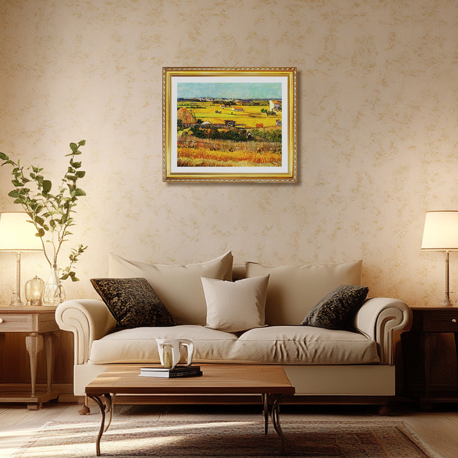Vincent Van Gogh Harvest Wall Art Van Gogh Poster