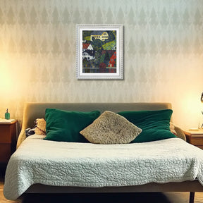 Gustav Klimt Wall Art Houses In Unterach On The Attersee Poster Framed Klimt Art