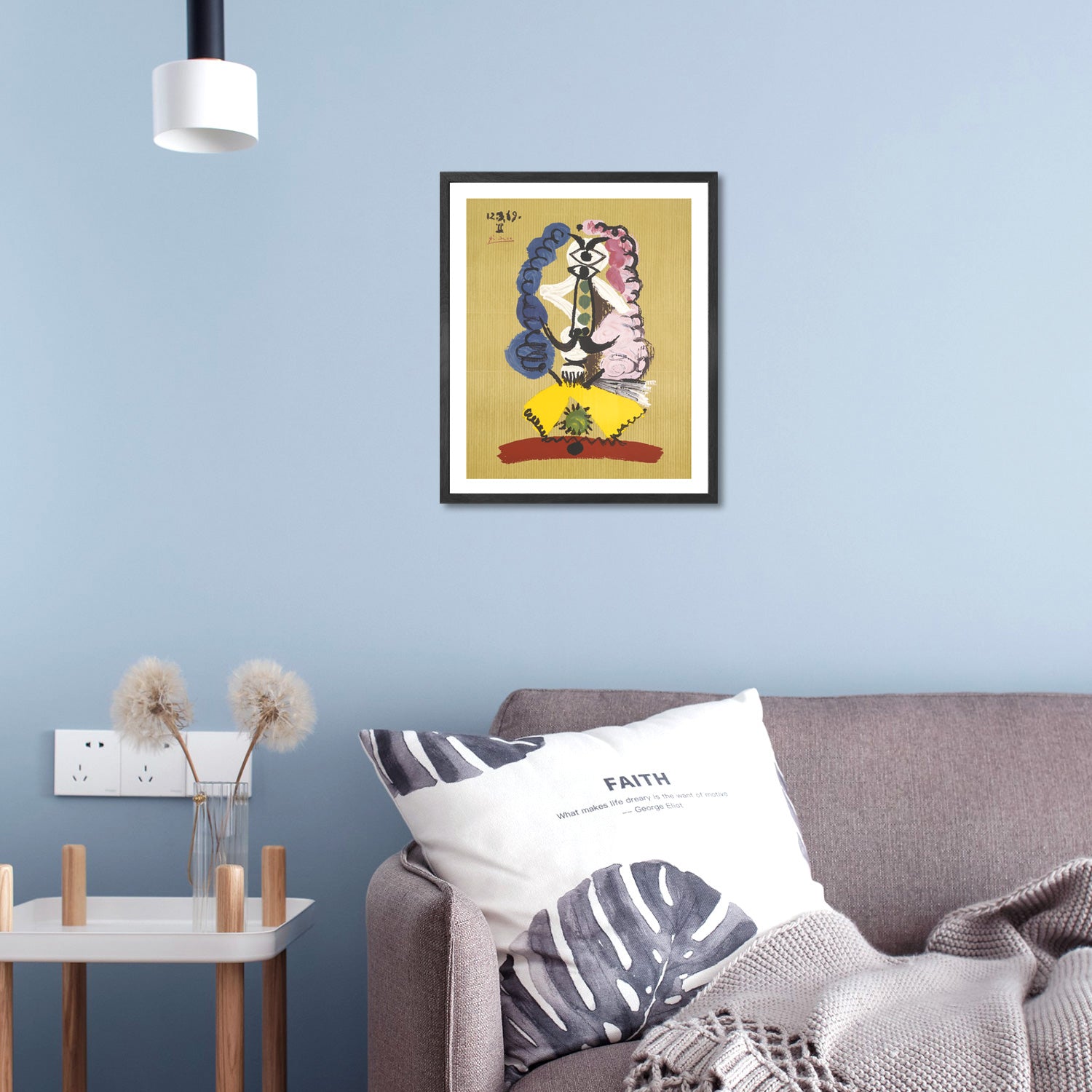 Pablo Picasso Wall Art Imaginary Portrait Poster Framed Art