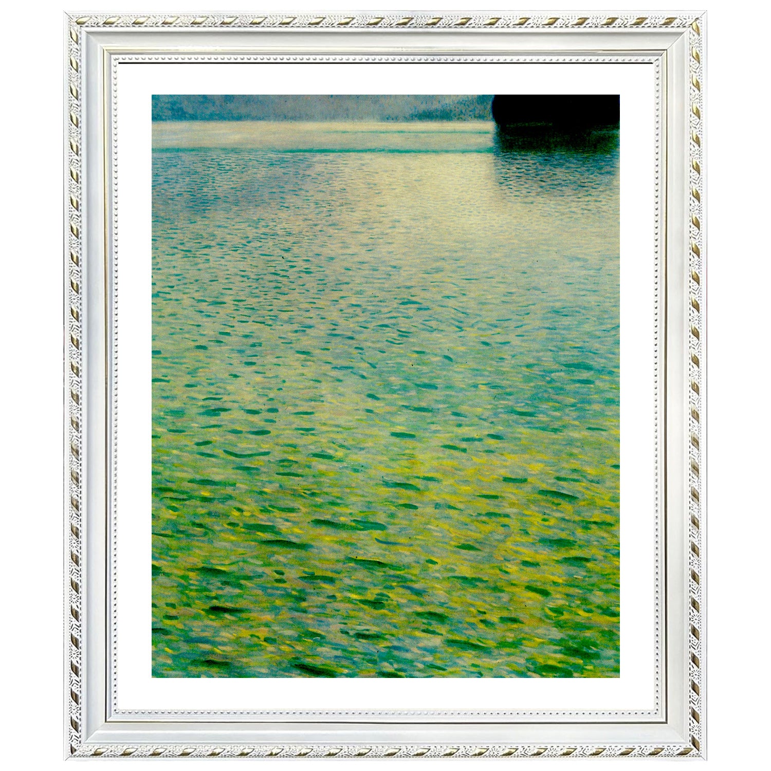 Gustav Klimt Wall Art Island On The Attersee Poster Framed Klimt Art