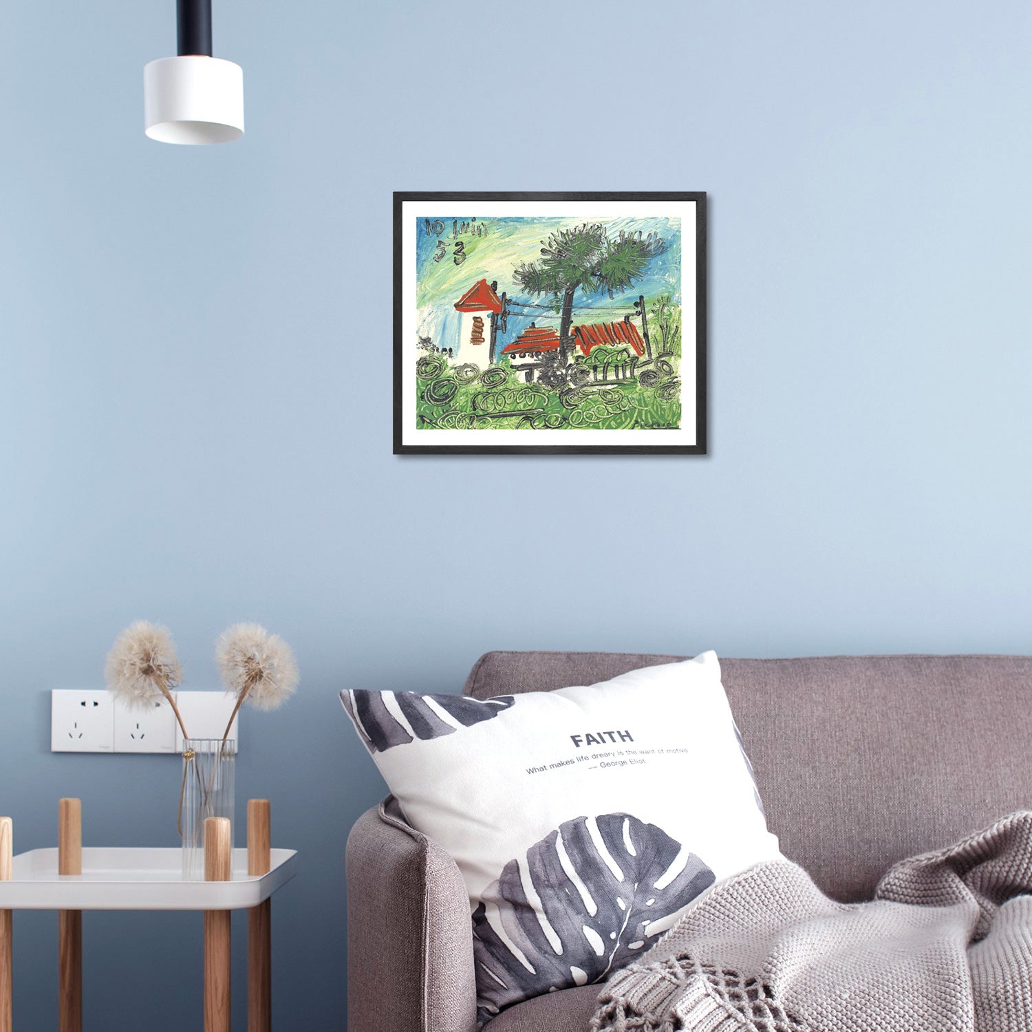Pablo Picasso Wall Art La Galloise Poster Framed Art