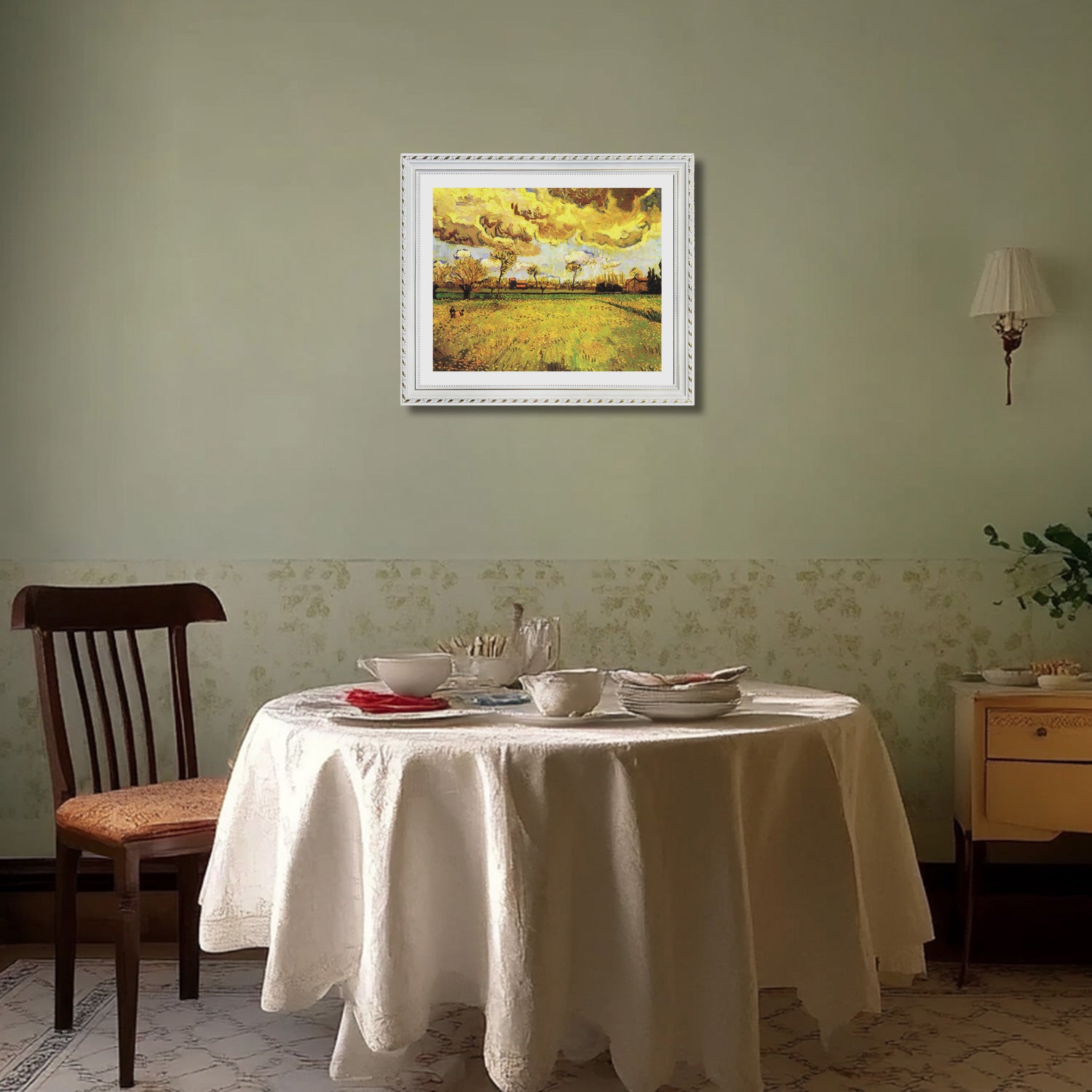 Vincent Van Gogh Stormy Sky Wall Art Van Gogh Poster
