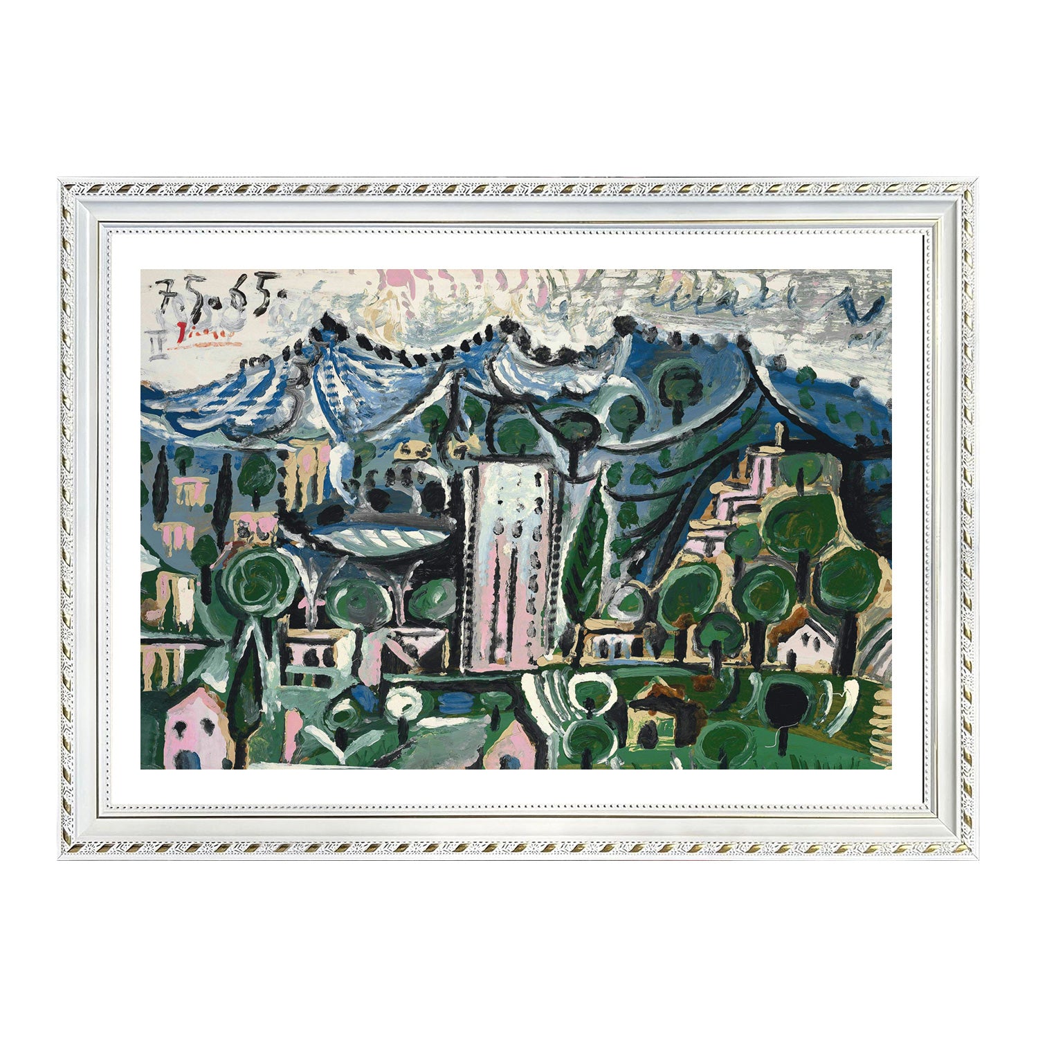 Pablo Picasso Wall Art The Landscape Poster Framed Art